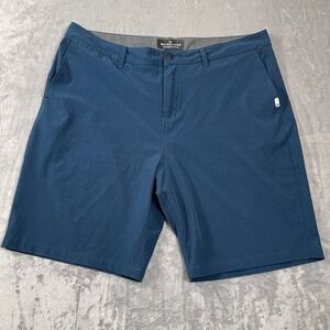 Quiksilver Amphibian Shorts Mens 38 Blue 4-Way Stretch Hybrid Boardshorts Walk